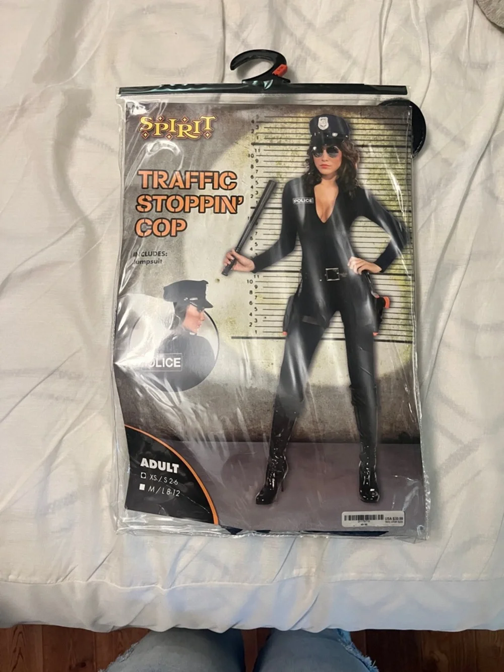 Spirit Traffic Stoppin' Cop Costume - Black - Picture 1 of 1
